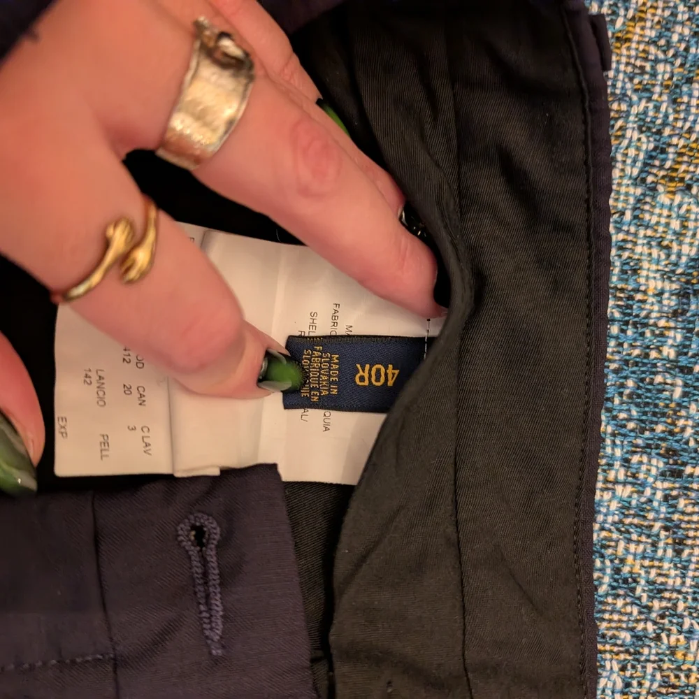 Ralph Lauren Men's Dark Blue Chinos - Picture 3 of 5
